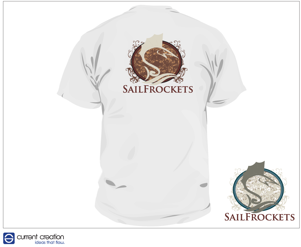 T-shirt Design by Current Creation for Sail Frockets | Design #1538592