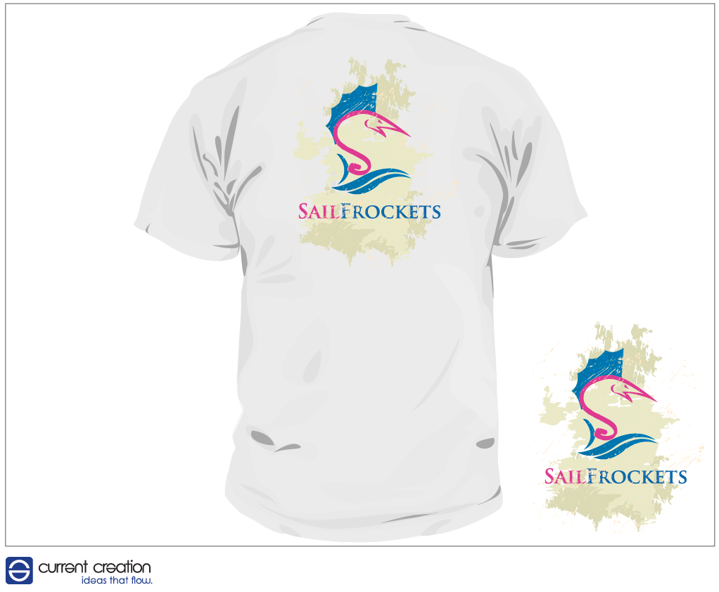 T-shirt Design by Current Creation for Sail Frockets | Design #1540733