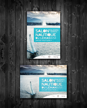 Poster for a boatshow for Nautical enthusiasts, masculine and high incoming :-)