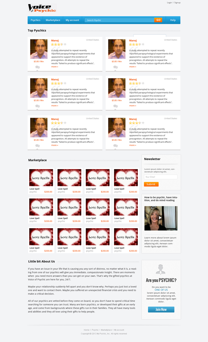 Web Design by Violeta Pironkova for this project | Design #1536609