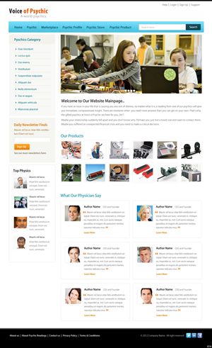 Web Design by pb for this project | Design: #1533366