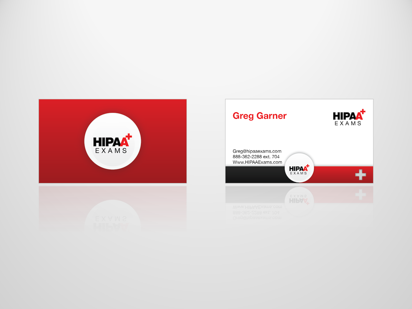 Diseño de Tarjeta de Presentación por beard&coffee para HIPAA Exams | Diseño #1534342