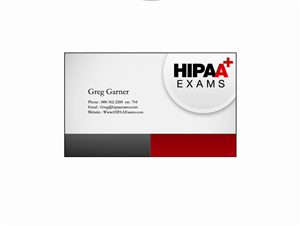 Design de Carte de Visite par Mochila pour HIPAA Exams | Design : #1524813