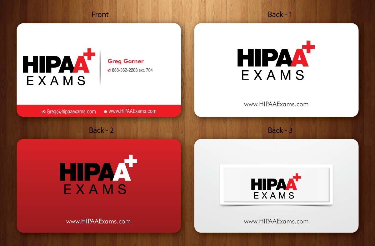 Design de Carte de Visite par Sbss pour HIPAA Exams | Design #1535231