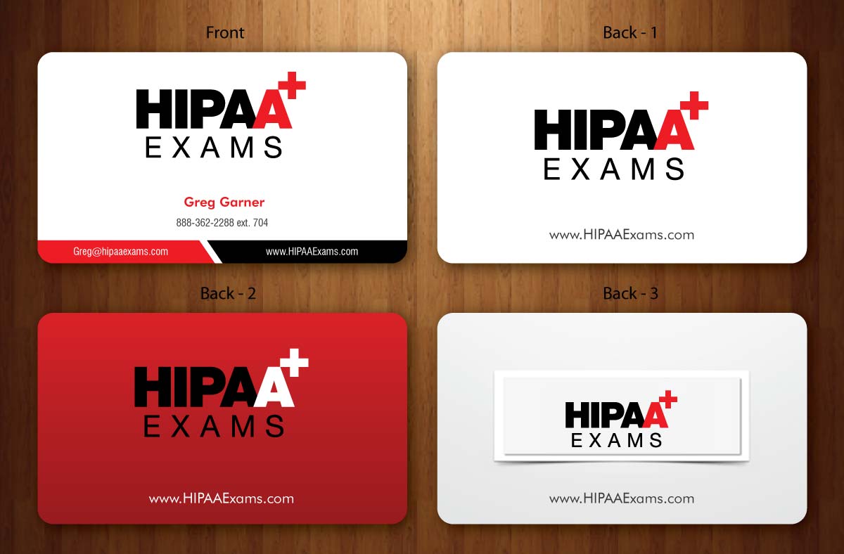 Design de Carte de Visite par Sbss pour HIPAA Exams | Design #1535240