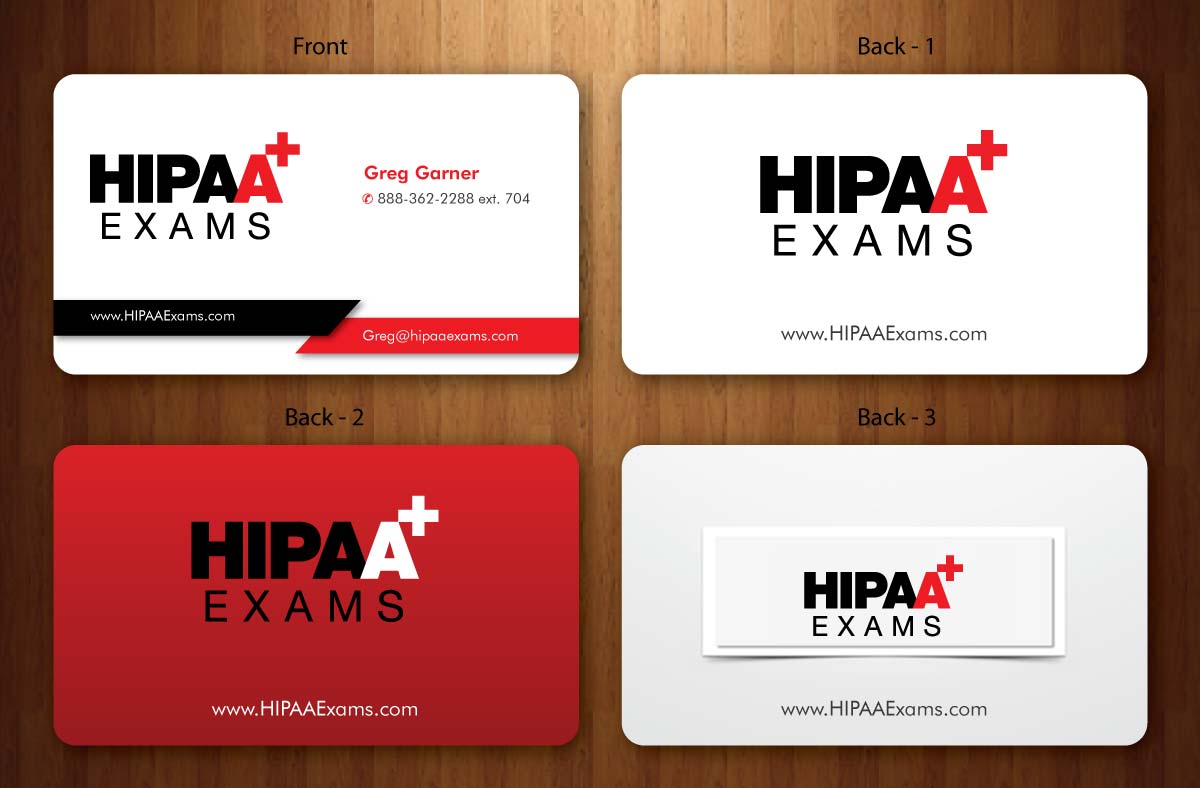 Design de Carte de Visite par Sbss pour HIPAA Exams | Design #1535244