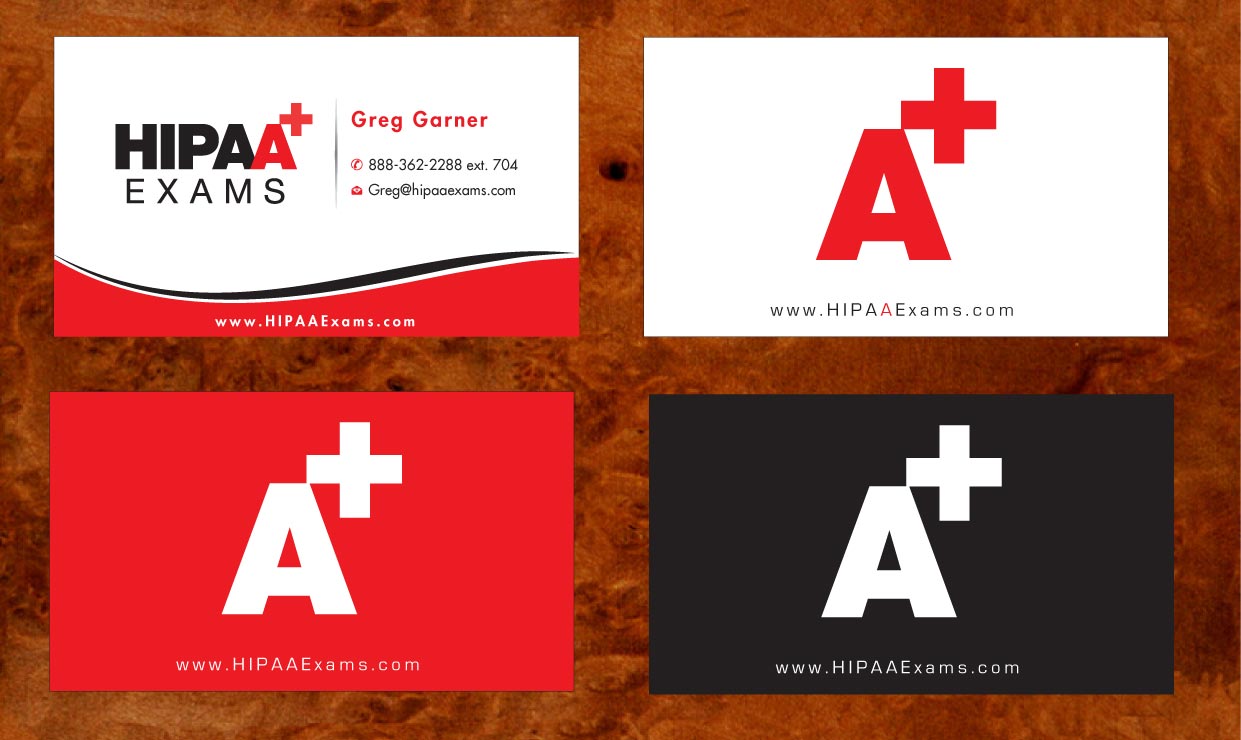 Diseño de Tarjeta de Presentación por Sbss para HIPAA Exams | Diseño #1535426