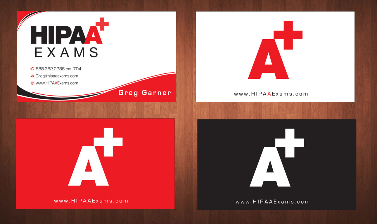 Diseño de Tarjeta de Presentación por Sbss para HIPAA Exams | Diseño #1535437