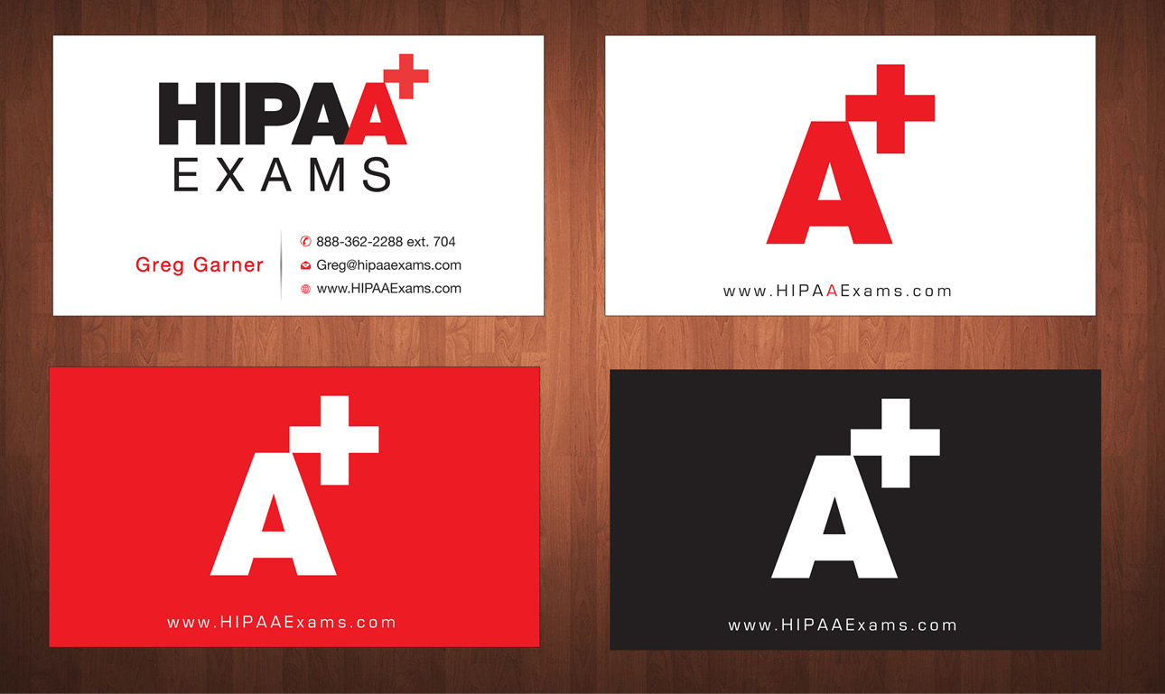 Diseño de Tarjeta de Presentación por Sbss para HIPAA Exams | Diseño #1535455