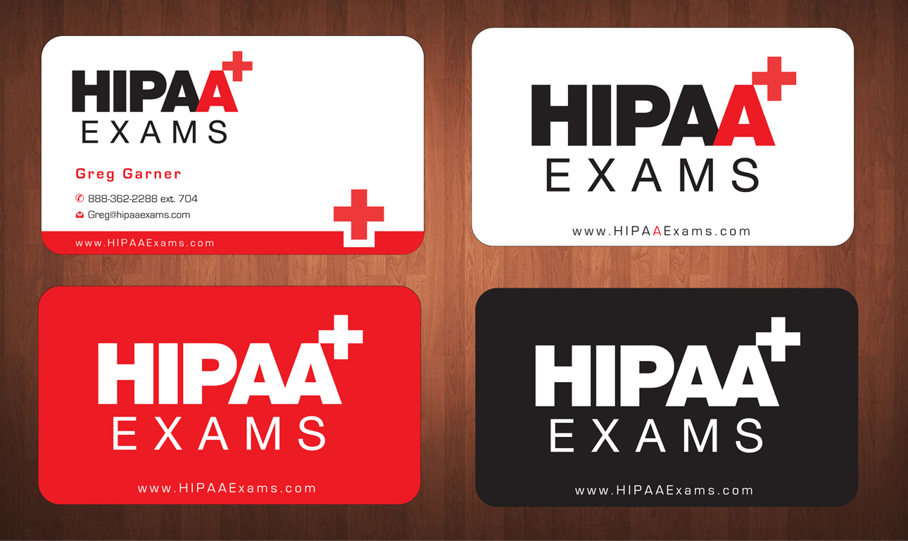 Diseño de Tarjeta de Presentación por Sbss para HIPAA Exams | Diseño #1535460