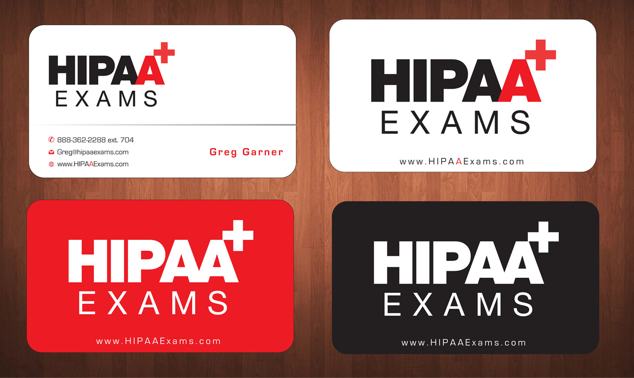 Diseño de Tarjeta de Presentación por Sbss para HIPAA Exams | Diseño #1535462