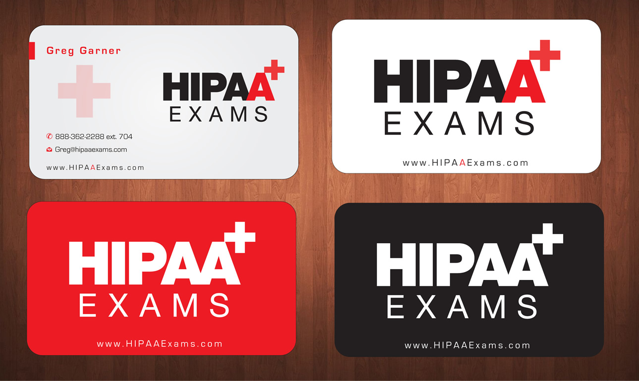 Diseño de Tarjeta de Presentación por Sbss para HIPAA Exams | Diseño #1535466