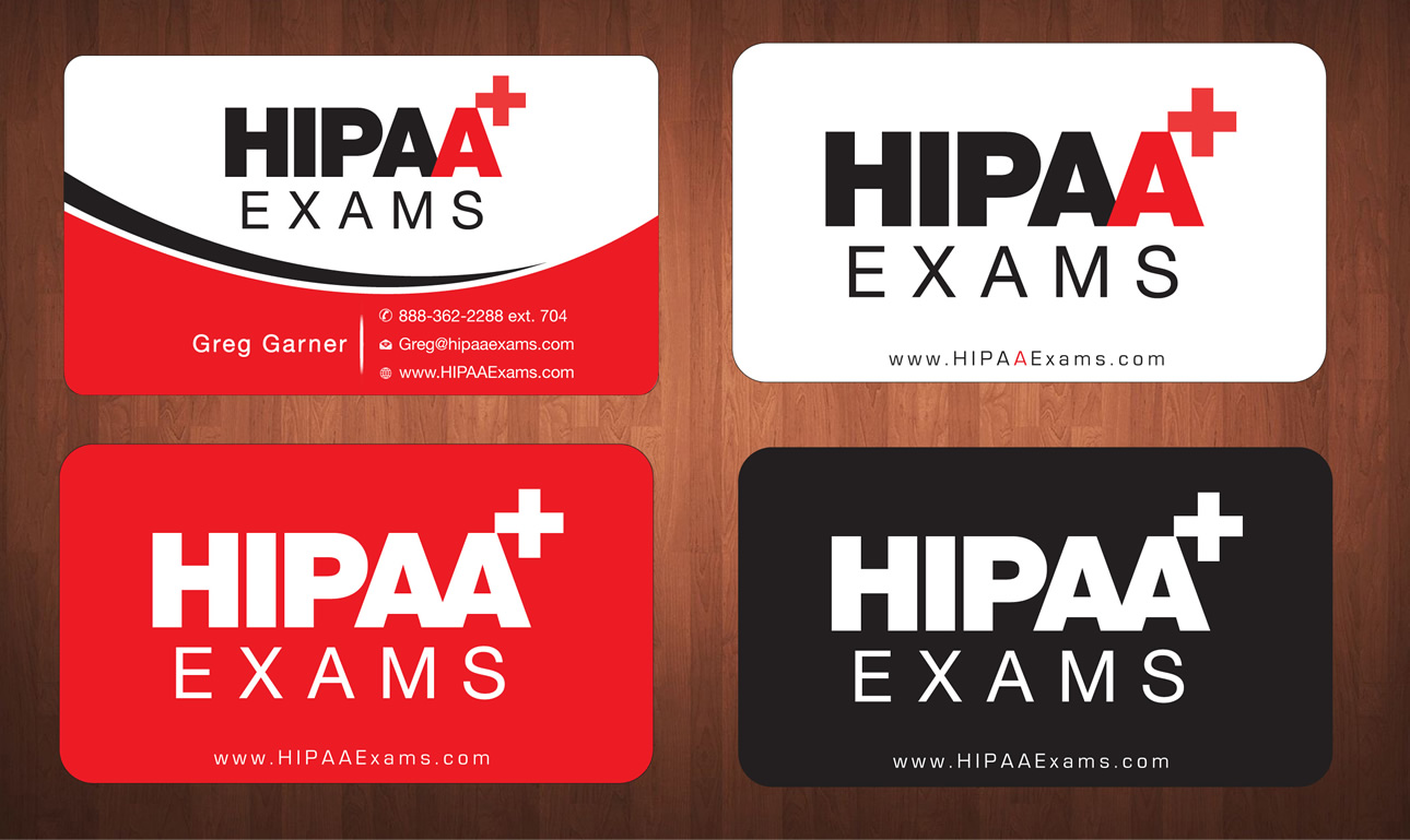Diseño de Tarjeta de Presentación por Sbss para HIPAA Exams | Diseño #1535468