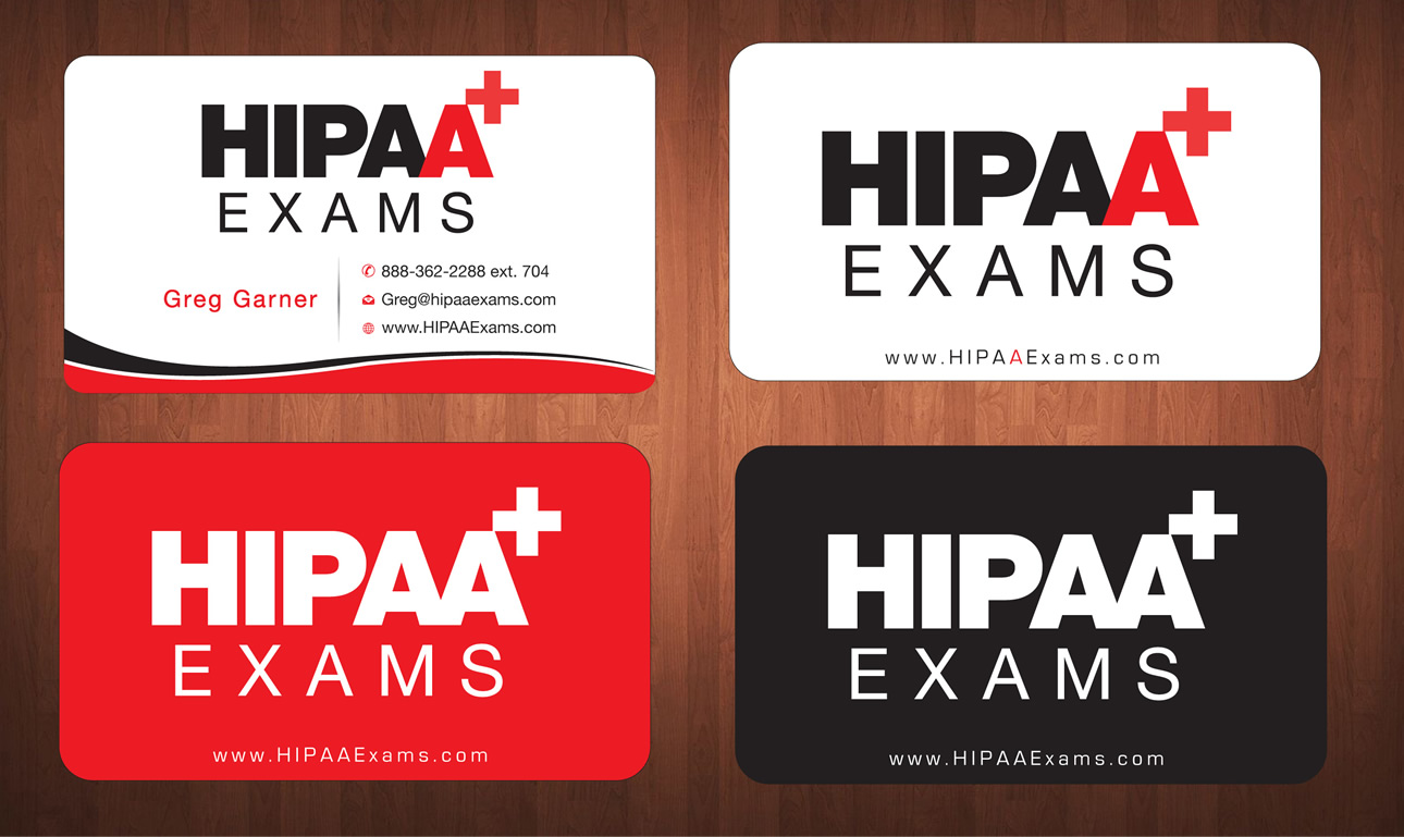 Diseño de Tarjeta de Presentación por Sbss para HIPAA Exams | Diseño #1535493