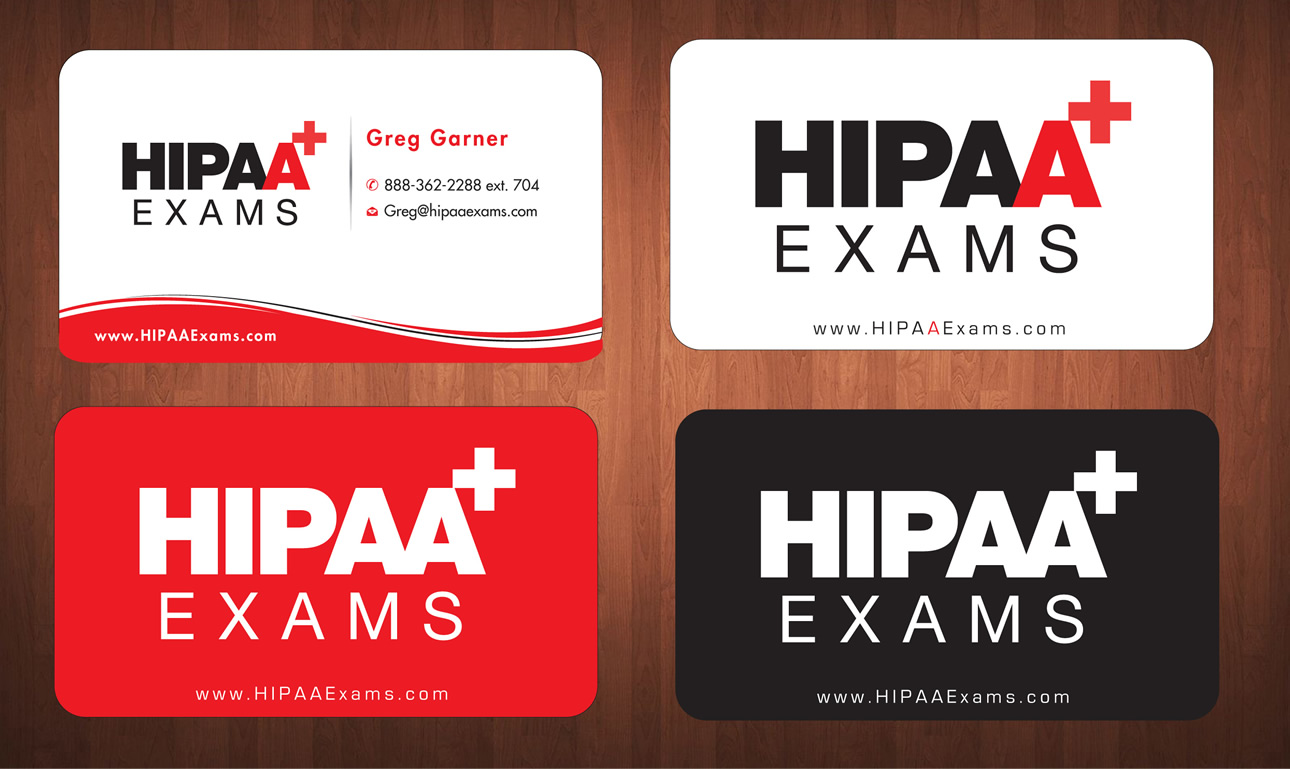 Diseño de Tarjeta de Presentación por Sbss para HIPAA Exams | Diseño #1535495