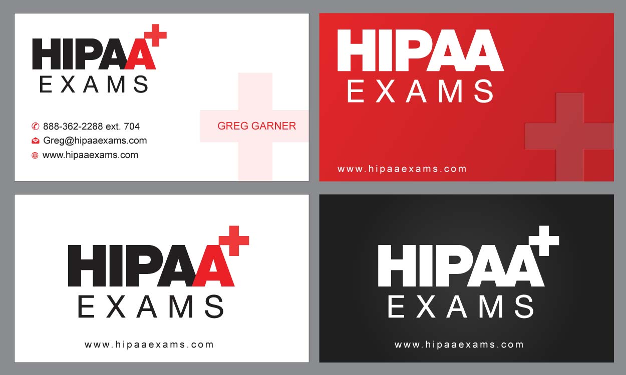 Diseño de Tarjeta de Presentación por Sbss para HIPAA Exams | Diseño #1535506