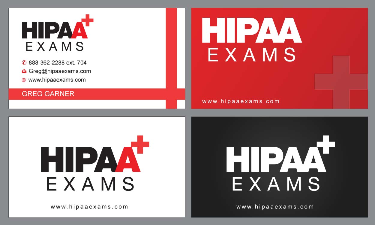 Diseño de Tarjeta de Presentación por Sbss para HIPAA Exams | Diseño #1535507