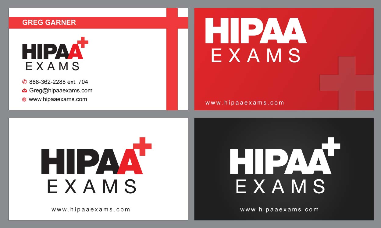 Diseño de Tarjeta de Presentación por Sbss para HIPAA Exams | Diseño #1535508