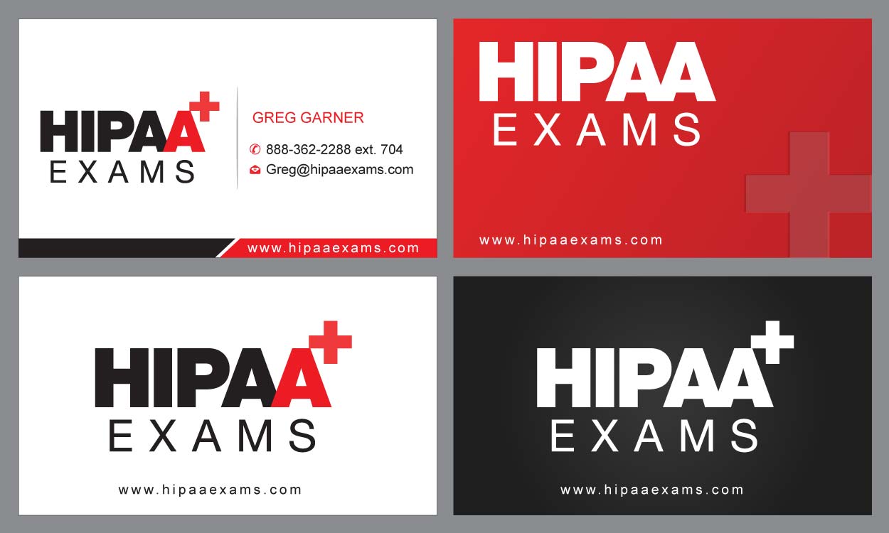 Diseño de Tarjeta de Presentación por Sbss para HIPAA Exams | Diseño #1535524