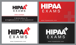 Business Card Design by Sbss for HIPAA Exams | Design: #1535526