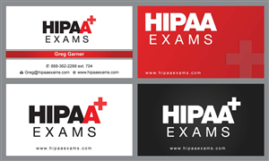 Business Card Design by Sbss for HIPAA Exams | Design: #1535528