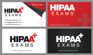 Business Card Design by Sbss for HIPAA Exams | Design: #1535531