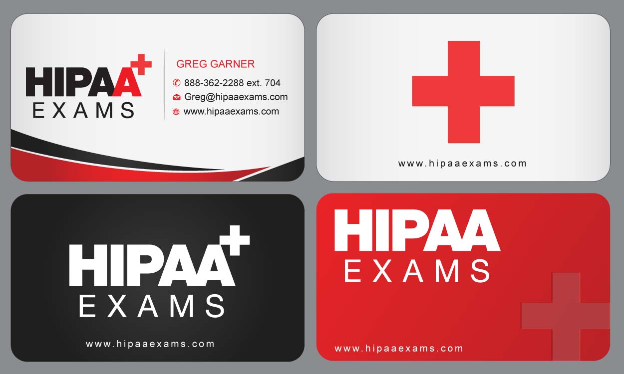 Diseño de Tarjeta de Presentación por Sbss para HIPAA Exams | Diseño #1535532