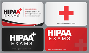 Business Card Design by Sbss for HIPAA Exams | Design: #1535532