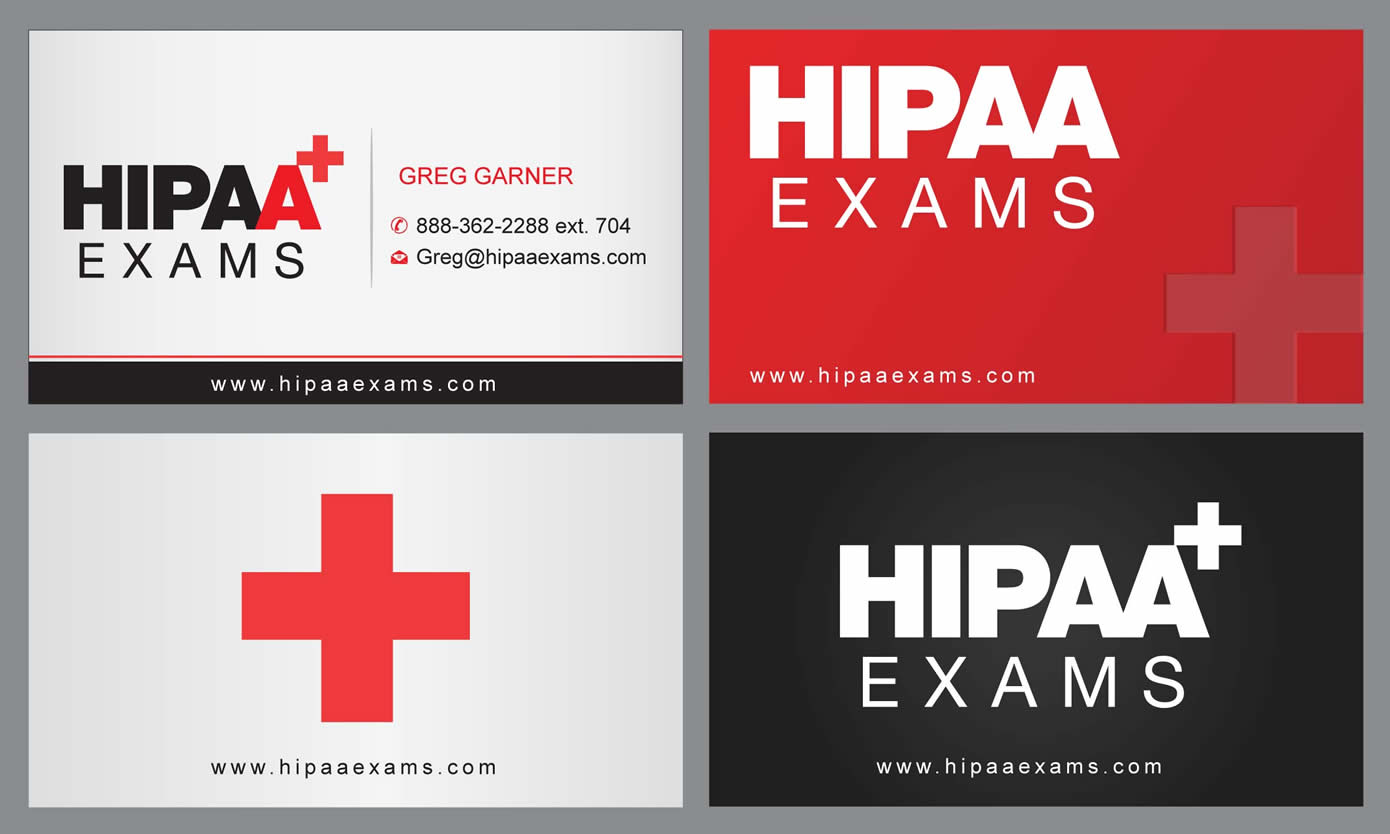 Visitenkarten-Design von Sbss für HIPAA Exams | Design #1535533