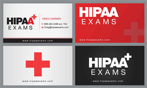 Business Card Design by Sbss for HIPAA Exams | Design: #1535533