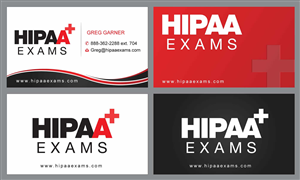 Business Card Design by Sbss for HIPAA Exams | Design: #1535535