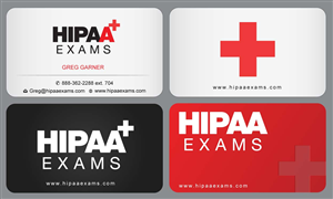 Business Card Design by Sbss for HIPAA Exams | Design: #1535539