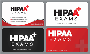 Business Card Design by Sbss for HIPAA Exams | Design: #1535553
