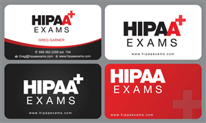 Business Card Design by Sbss for HIPAA Exams | Design: #1535554