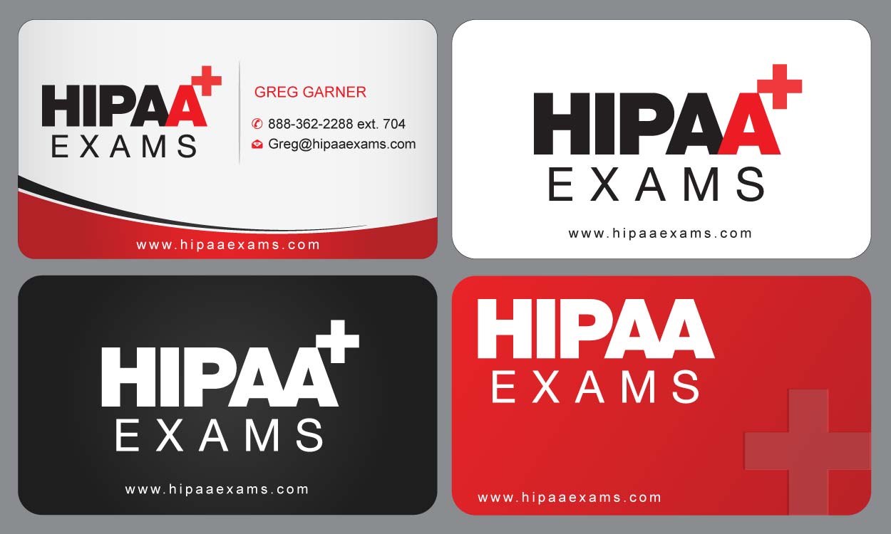 Visitenkarten-Design von Sbss für HIPAA Exams | Design #1535559