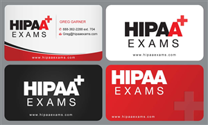 Business Card Design by Sbss for HIPAA Exams | Design: #1535559
