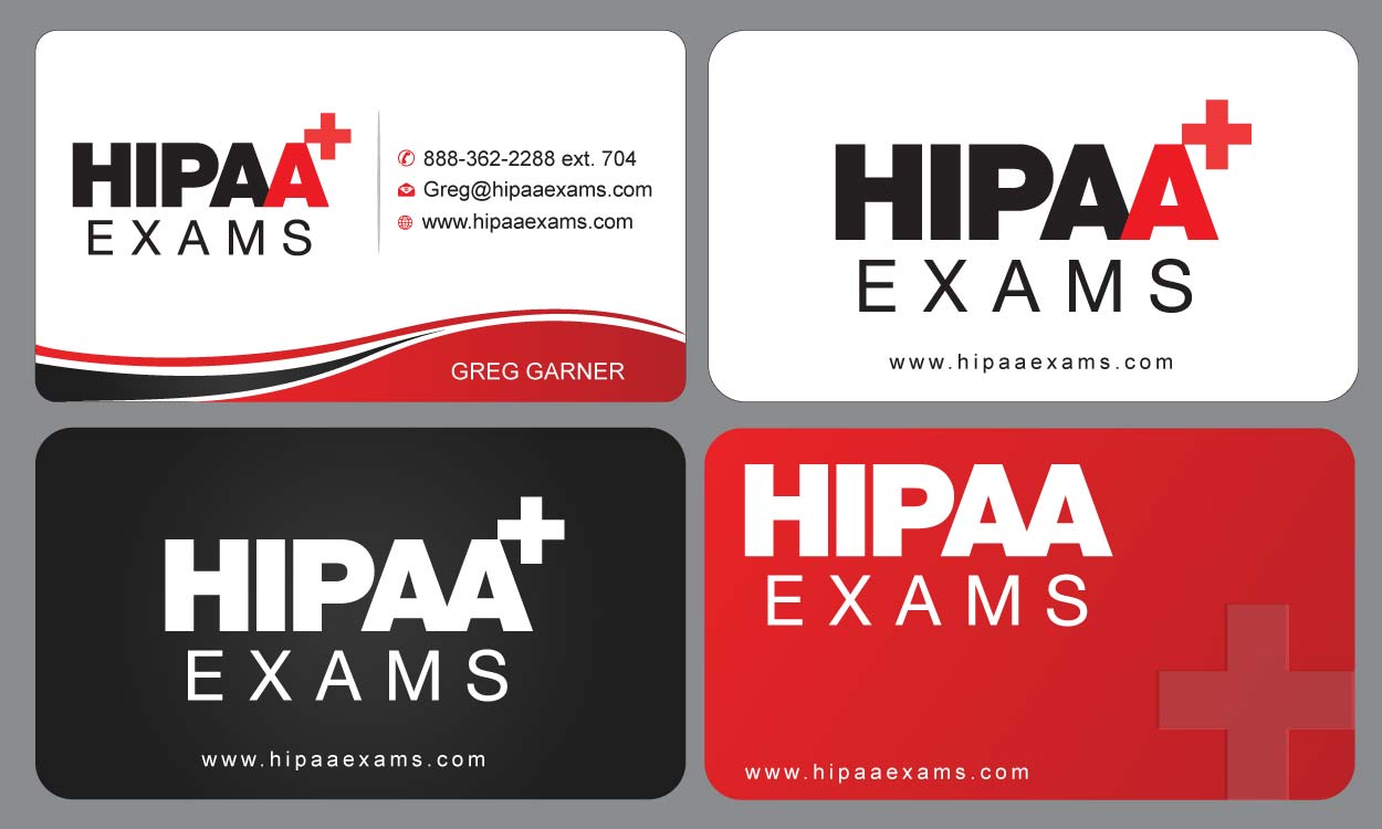 Visitenkarten-Design von Sbss für HIPAA Exams | Design #1535566