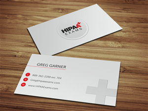 Design de Carte de Visite par HYPdesign pour HIPAA Exams | Design : #1525488