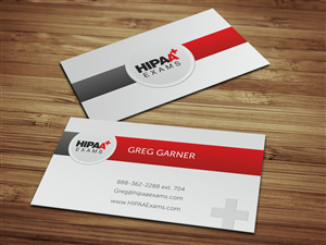 Business Card Design by HYPdesign for HIPAA Exams | Design: #1536565