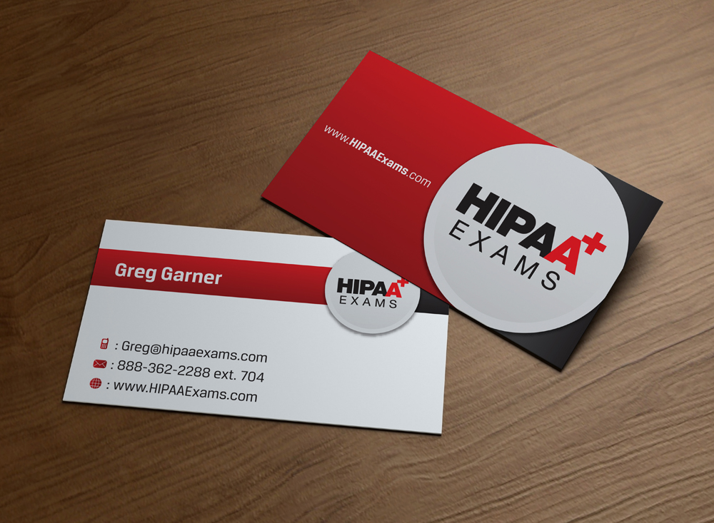 Diseño de Tarjeta de Presentación por MPStudio para HIPAA Exams | Diseño #1524677