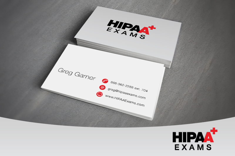 Design de Carte de Visite par stealth_ferret pour HIPAA Exams | Design #1524118