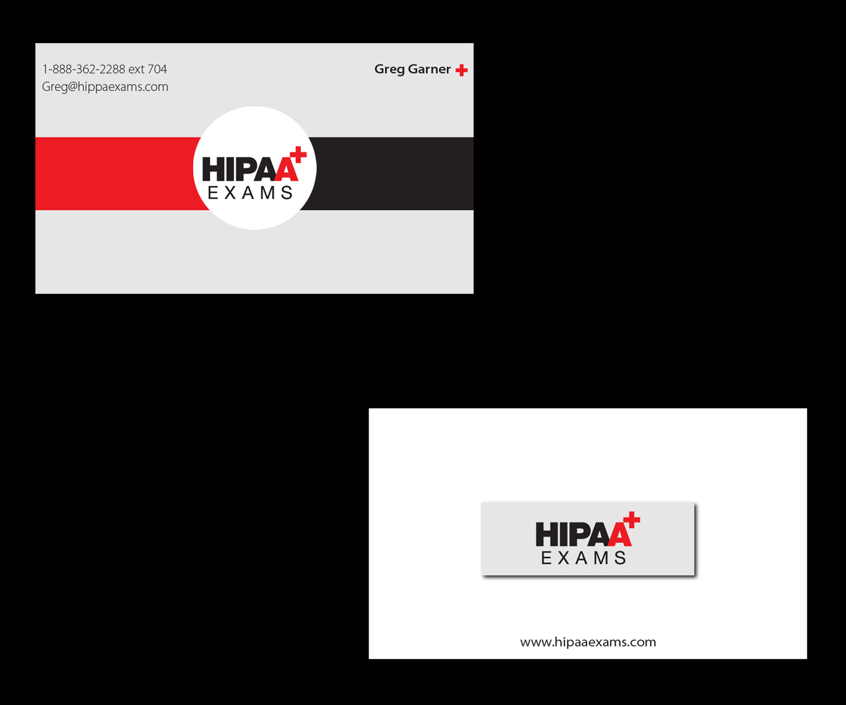 Design de Carte de Visite par WholeBranding® pour HIPAA Exams | Design #1526253