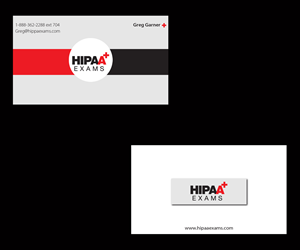Design de Carte de Visite par WholeBranding® pour HIPAA Exams | Design : #1526253