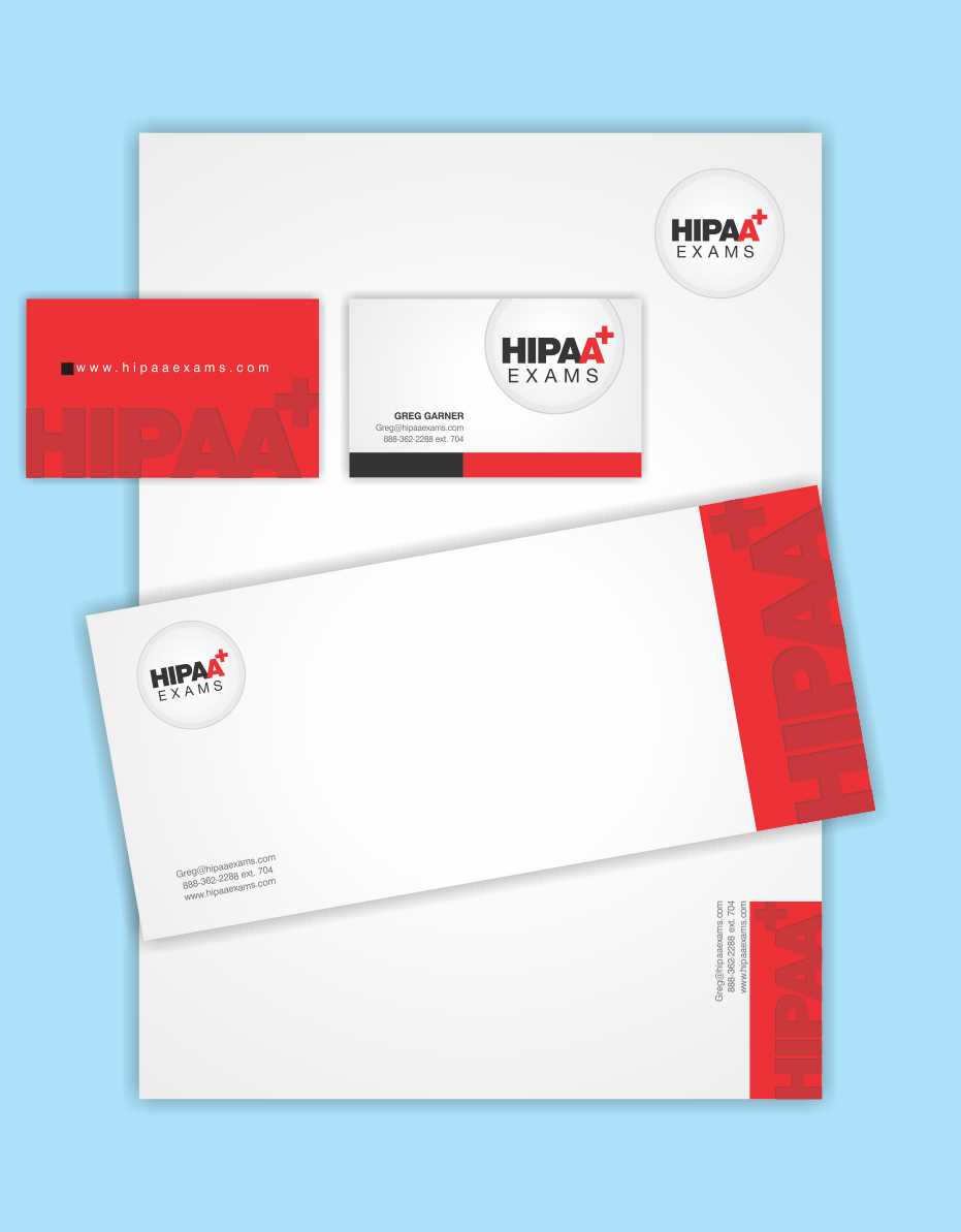 Stationery Design by ingenious ideas for HIPAA Exams | Design #1531023