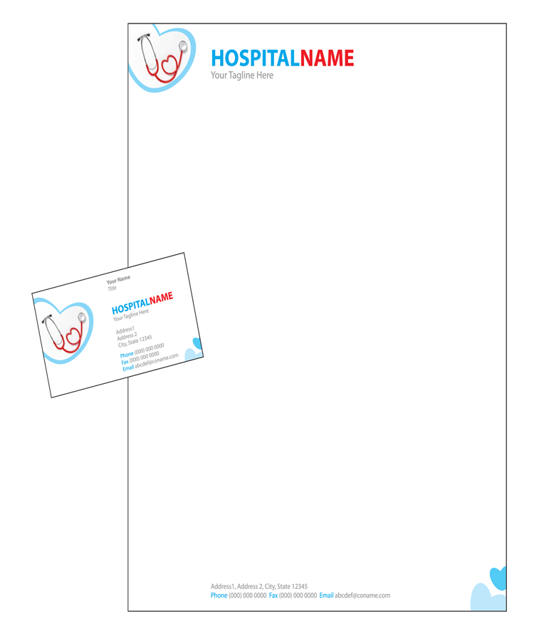 Stationery Design by JustCreative for HIPAA Exams | Design #1523793