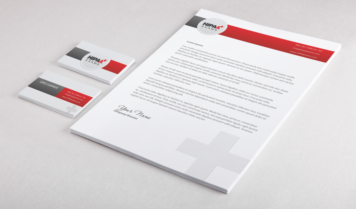 Stationery Design by HYPdesign for HIPAA Exams | Design #1533971