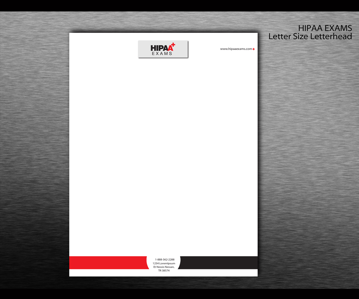 Stationery Design by WholeBranding® for HIPAA Exams | Design #1526086