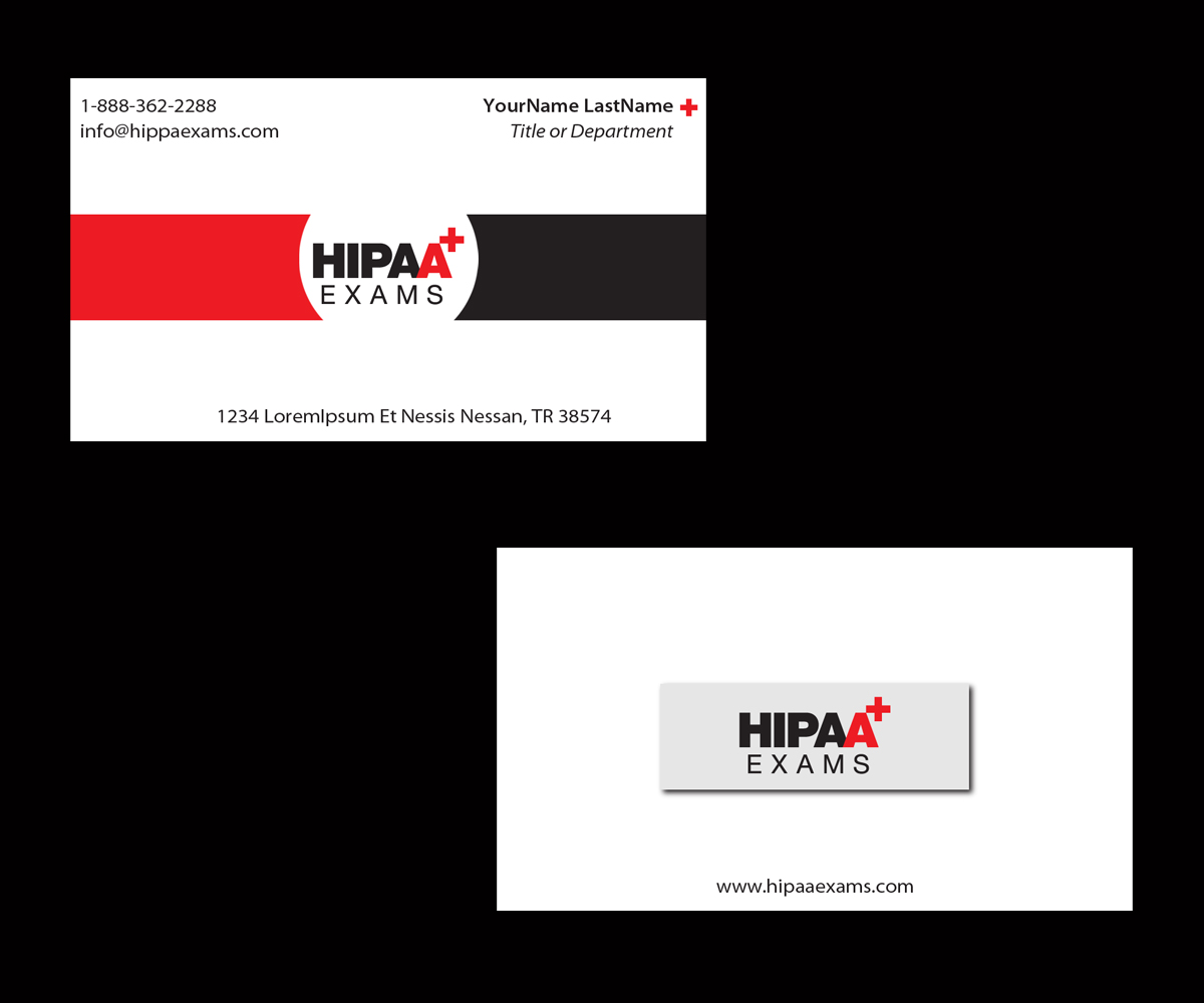 Stationery Design by WholeBranding® for HIPAA Exams | Design #1526088