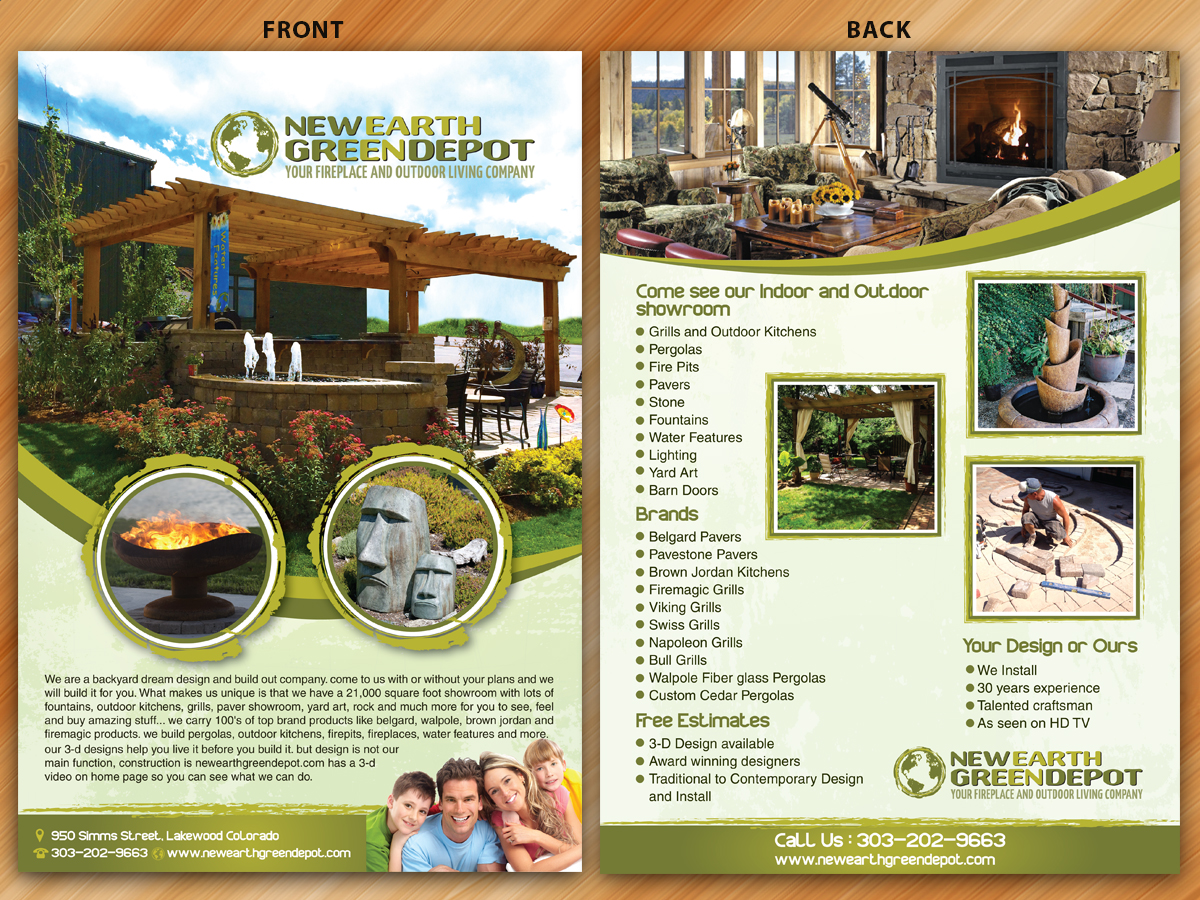 Flyer Design by Sarmishtha Chattopadhyay_loginchange for newearthgreendepot | Design #5550564