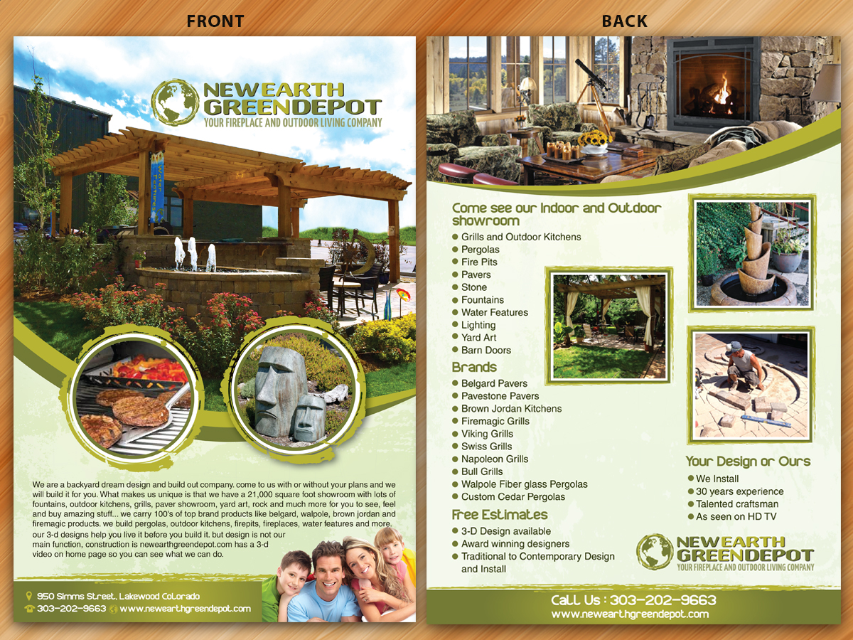 Flyer Design by Sarmishtha Chattopadhyay_loginchange for newearthgreendepot | Design #5611566
